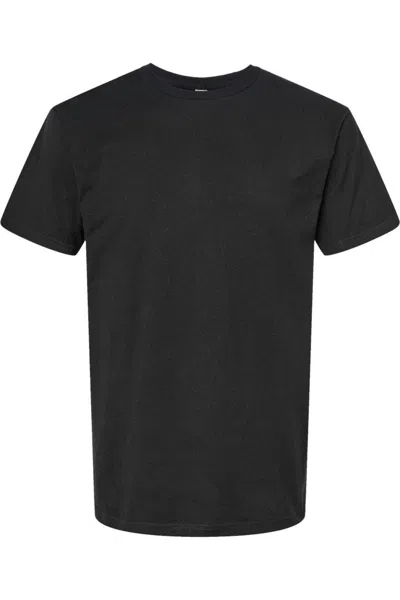 Tultex Unisex Jersey T-shirt In Black