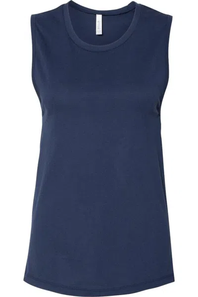 Bella+canvas Women´s Jersey Muscle Tank In Blue