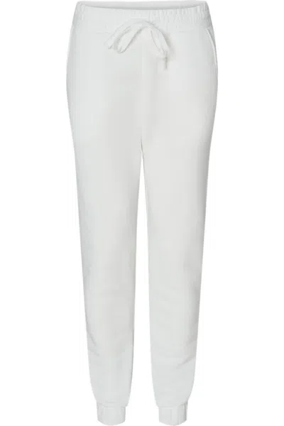 Burnside Fleece Joggers In White