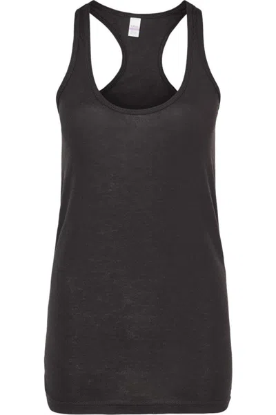 Tultex Women´s Poly-rich Racerback Tank Top In Black