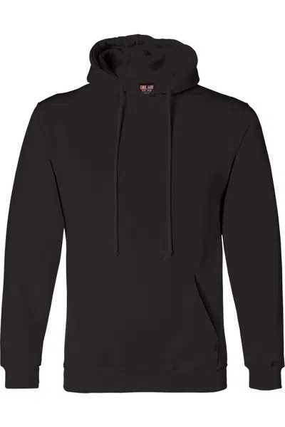 Bayside Usa-made Hooded Sweatshirt In Black