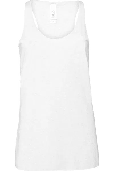Bella+canvas Bella + Canvas Womens/ladies Muscle Jersey Tank Top In White