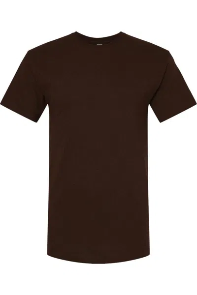 M & O Gold Soft Touch T-shirt In Gold