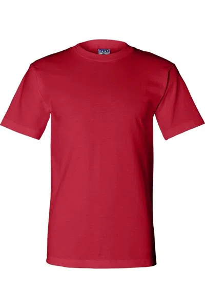 Bayside Union-made Pocket T-shirt In Red