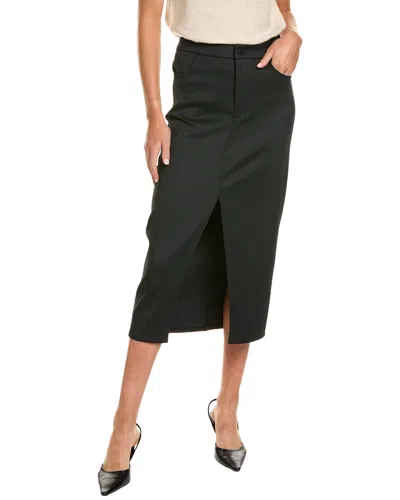 Hudson Ponte Midi Skirt In Black