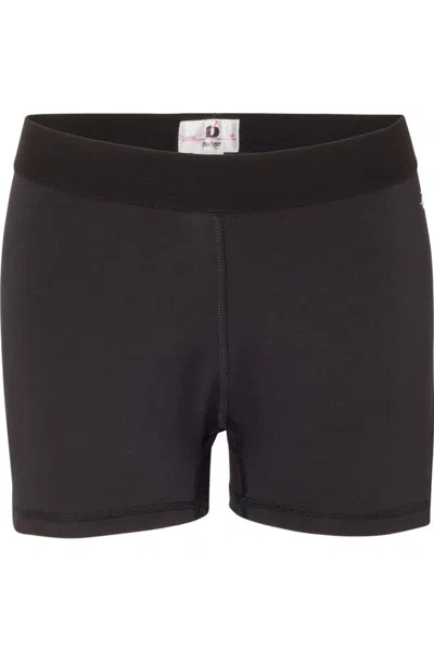 Badger Women's 3 Pro-compression Shorts In Black