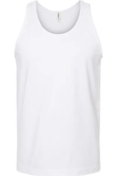 Tultex Unisex Fine Jersey Tank Top In White