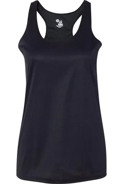 Badger Women's B-core Racerback Tank Top In Black