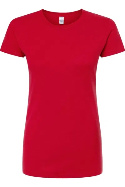 Tultex Women´s Slim Fit Fine Jersey T-shirt In Red