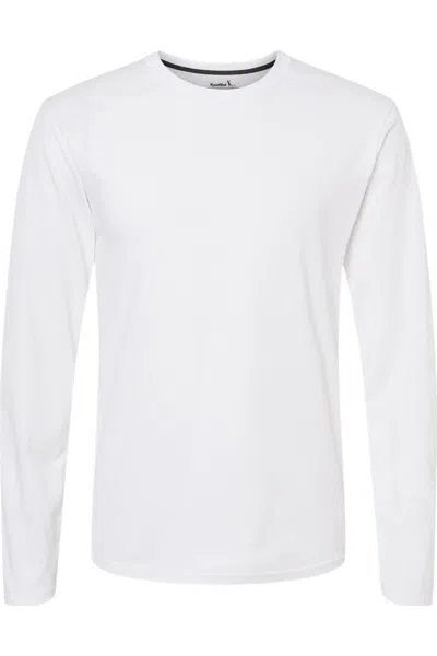 Kastlfel Unisex Recycledsoft Long Sleeve T-shirt In White
