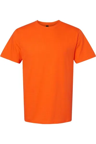 Gildan Mens Heavy Cotton Short-sleeved T-shirt In Orange