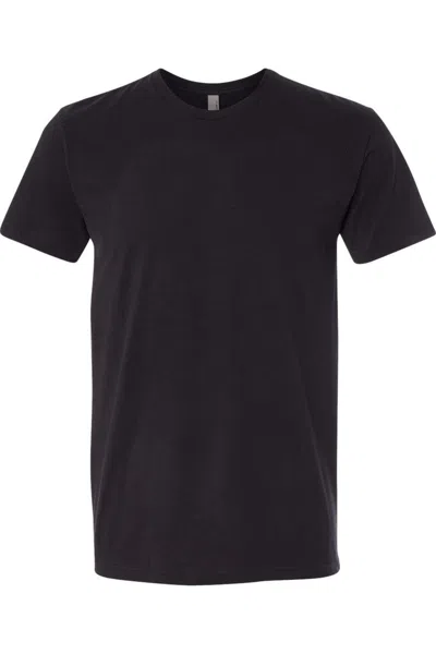 Next Level Unisex Sueded T-shirt In Black