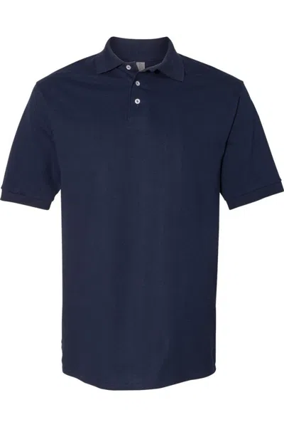 Jerzees 100% Ringspun Cotton Piqu Polo In Multi