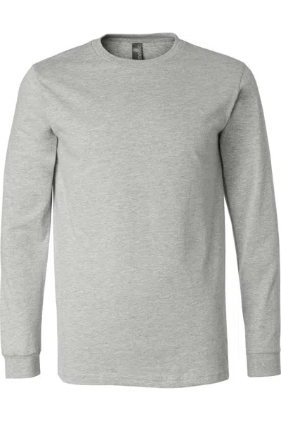 Bella+canvas Heather Cvc Long Sleeve Tee In Multi