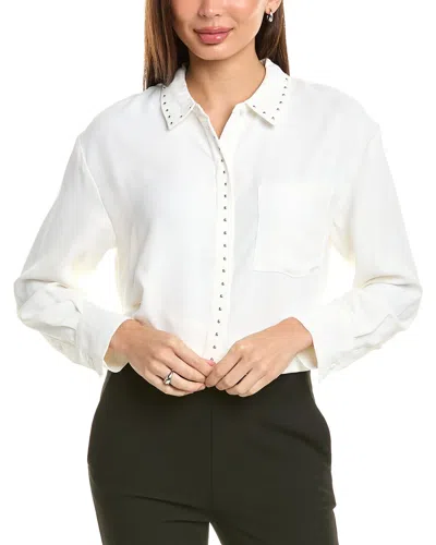 VINCE CAMUTO BUTTON-DOWN BLOUSE 