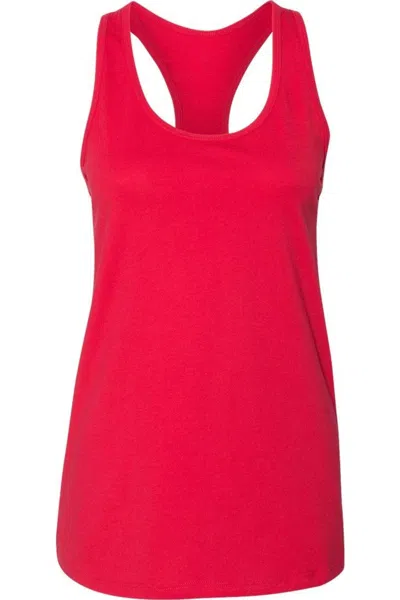 Bella+canvas Women´s Jersey Racerback Tank In Red