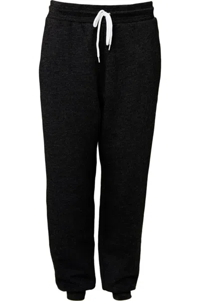 Bella+canvas Unisex Jogger Sweatpants In Black