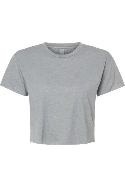 Next Level Women´s Ideal Crop Top In Grey