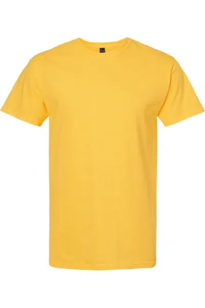 M & O Gold Soft Touch T-shirt In Yellow