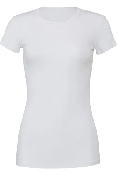 Bella+canvas Bella Ladies/womens The Favorite Tee Short Sleeve T-shirt In White