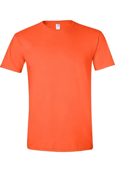 Gildan Mens Heavy Cotton Short-sleeved T-shirt In Orange