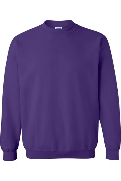 Gildan Heavy Blend Unisex Adult Crewneck Sweatshirt In Purple