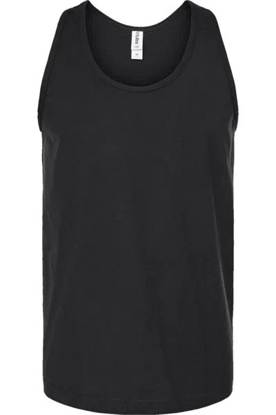 Tultex Unisex Fine Jersey Tank Top In Black