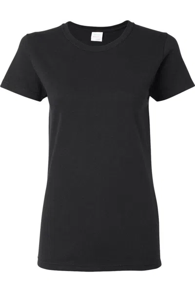 Gildan Heavy Cotton Womens T-shirt In Black