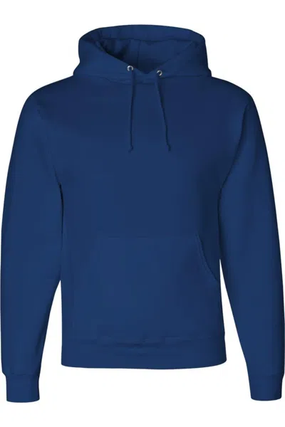 Jerzees Super Sweats Nublend Hooded Sweatshirt In Blue