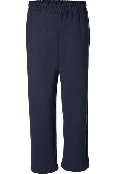 Gildan Heavy Blend Open-bottom Sweatpants In Blue