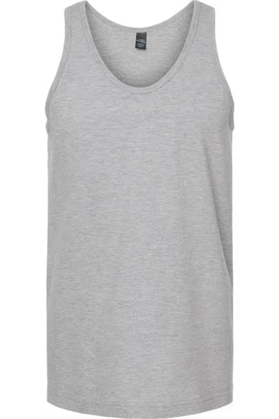 Tultex Unisex Fine Jersey Tank Top In Grey