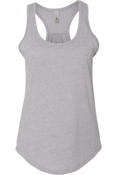 Next Level Women´s Gathered Racerback Tank In Grey
