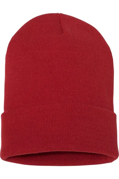 Yp Classics Cuffed Beanie In Red