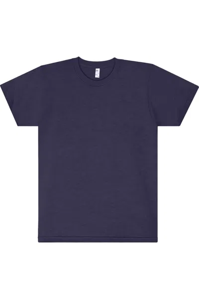 Los Angeles Apparel Usa-made Women´s 50/50 T-shirt In Blue