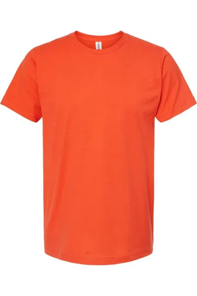Tultex Unisex Fine Jersey T-shirt In Orange
