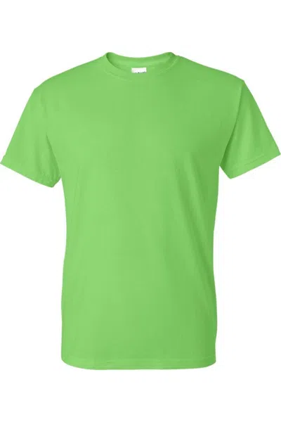Gildan Mens Heavy Cotton Short-sleeved T-shirt In Green