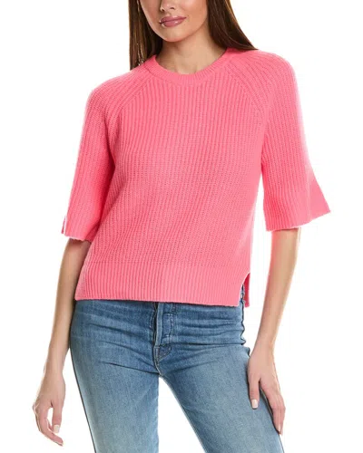 Autumn Cashmere Oversized Shaker Tee Top In Plexiglass In Multi