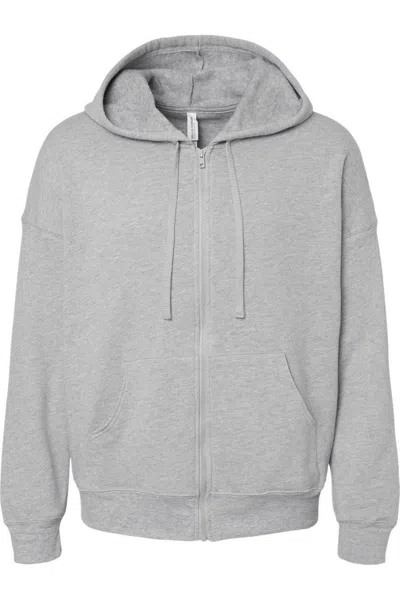 Bella+canvas Unisex Sponge Fleece Dtm Full-zip Hoodie In Multi