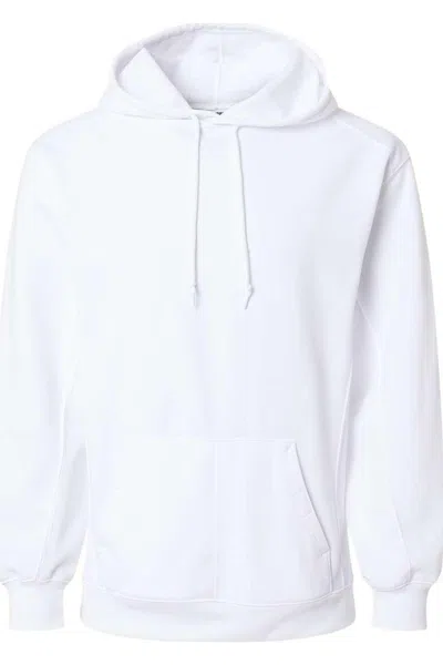 Badger Performance Fleece Hooded Sweatshirt In White