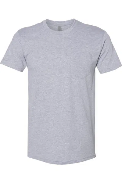 Next Level Unisex Cotton Long Body T-shirt In Grey