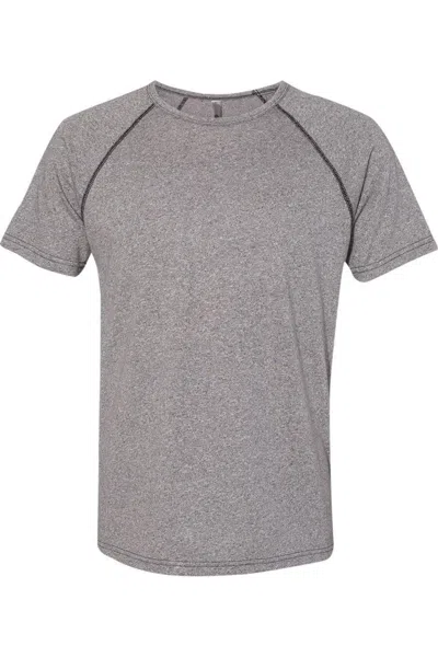 Next Level Unisex Mock Twist Raglan T-shirt In Grey