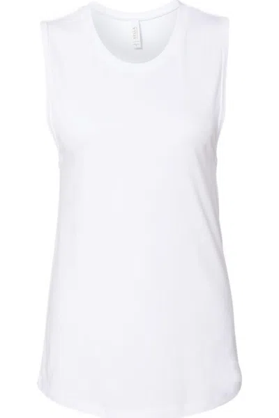 Bella+canvas Women´s Jersey Muscle Tank In White