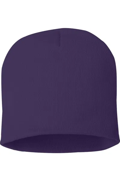 Sportsman 8 Knit Beanie In Purple
