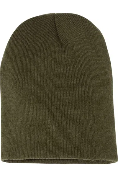 Yp Classics Short Beanie In Green