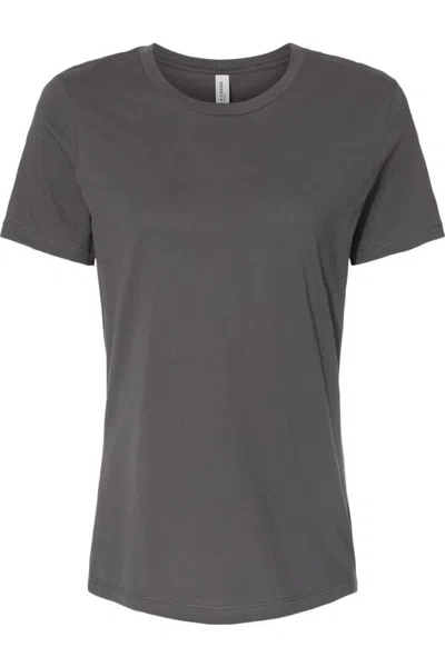Bella+canvas Womens Relaxed Jersey Tee In Black