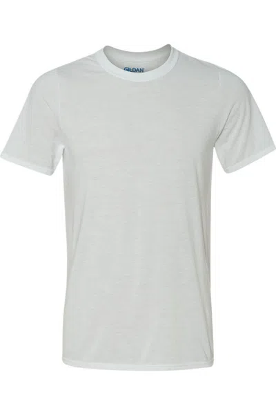 Gildan Mens Short Sleeve Soft-style T-shirt In White