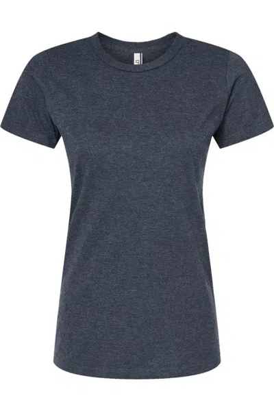 Tultex Women´s Premium Cotton Blend T-shirt In Blue