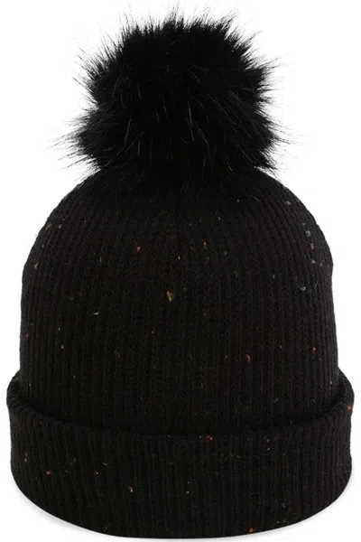 Imperial The Montage Pom Knit In Black