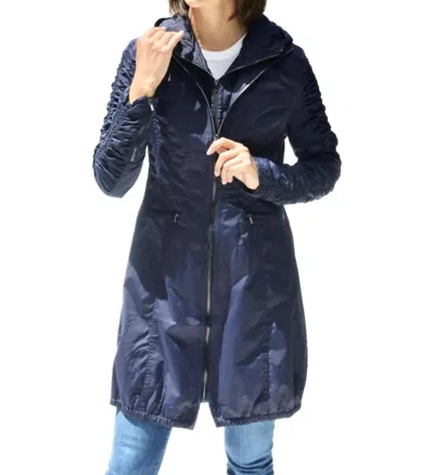 Ciao-milano Ula Quilted Vest Jacket In Navy In Blue