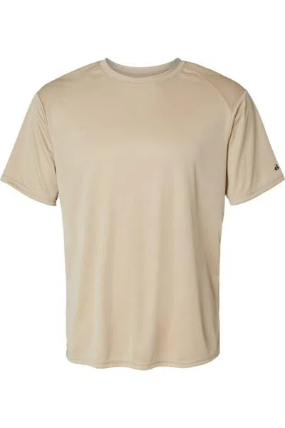 Badger B-core Sport Shoulders T-shirt In Beige